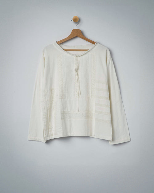 T-shirt - Cielo - Lace