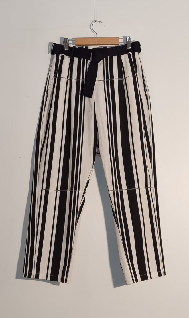 Pants - Sarouel - Block Stripes
