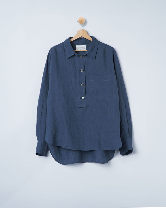 Men’s Polo Shirt - Olive - Linen